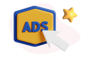 picto ADS illustrant la publicité sur internet